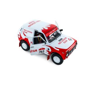 LADA NIVA WHITE #763 M.JACOBER/S.MILJIC DAKAR CLASSIC 2022 S1807308 Solido 1:18 Metallmodell